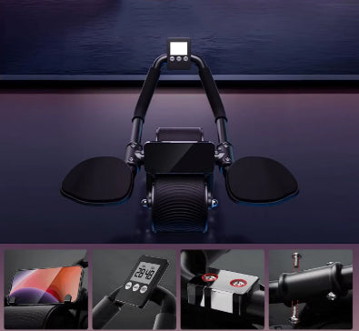 Abdo Trainer Pro – Support Coudes & Résistance Réglable